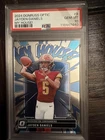2024 Donruss Optic JAYDEN DANIELS MY HOUSE Rookie RC #9 PSA 10 GEM MT Commanders