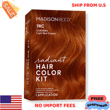 Madison Reed Radiant Hair Color Kit, 7RC Carrara Crimson - Free Ship