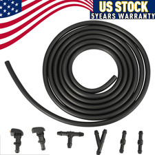 Universal Auto Windshield Wiper Washer Squirter Nozzle Spray Jet Kit Fluid Hose