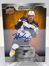 23-24 HUGH MCGING Rookie Oak Autograph #156 St. Louis Blues Engrained