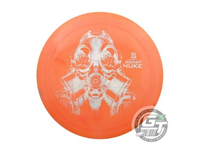 USED Discraft Big Z Nuke 174g Orange Pixel Foil Distance Driver Golf Disc
