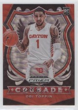 2020-21 Panini Prizm Draft Picks Crusade Ruby Wave Prizm Obi Toppin #87 7ut
