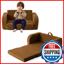 Toddler Couch, 2-in-1 Toddler Chairs Comfy 1-3 Years Old, Toddler Chair for Girl