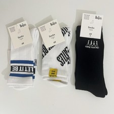 H&M men's crew socks Size 9-10.5 The Beatles