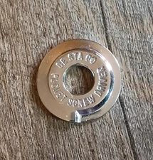 Vintage DE STA CO Destaco Metal POCKET SCREWDRIVER 1-1/16" Diameter