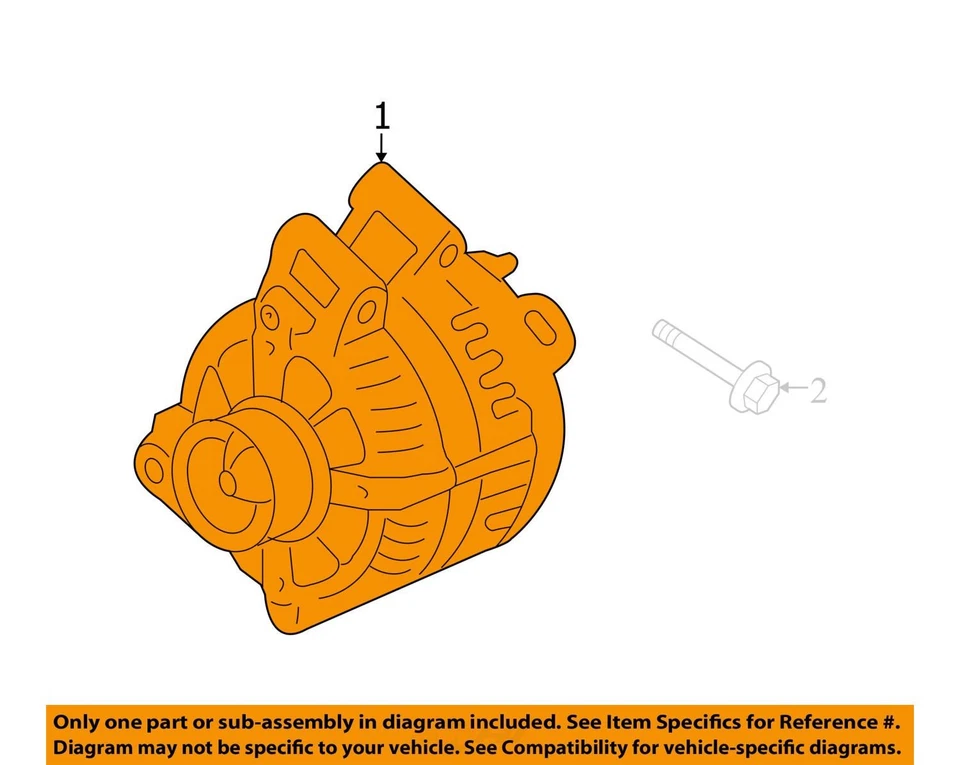 2010 雪佛兰迈锐宝发电机原始设备制造商 51K 英里 - LKQ442597940 — 第 4/4 张图片