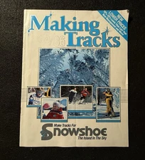 SNOWSHOE 1985-86 Ski Brochure Trail Map WEST VIRGINIA Resort Souvenir Travel