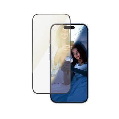 PanzerGlass  EyeCare Displayschutz für iPhone 16 & 15 - Ultra-Wide Fit
