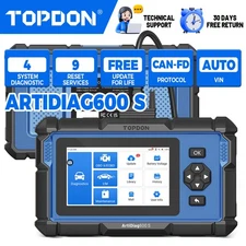 🔥2025 TOPDON AD600S OBD2 Scanner Engine ABS SRS SAS AT TPMS EPB Diagnostic Tool