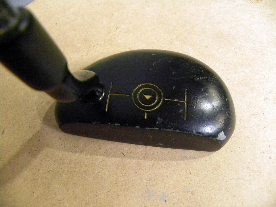 PROSTAFF MALLET WILSON PUTTER LH 35" STEEL STEPED SHAFT PRIDE DIMPLE PUTTER GRIP - Image 4 of 4