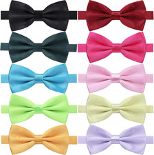8 PACKS Elegant Adjustable Pre-tied Bow Ties for Men Boys 1 4 5 6 8 Pack for op