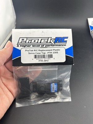 ProTek RC PTK-230T Upper/Lower Plastic Servo Case Set of 4. *NEW* *DISCONTINUED*