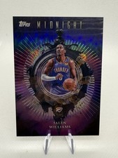 Topps Midnight Insomnia Jalen Williams #IN-10 Thunder NBA Basketball Card