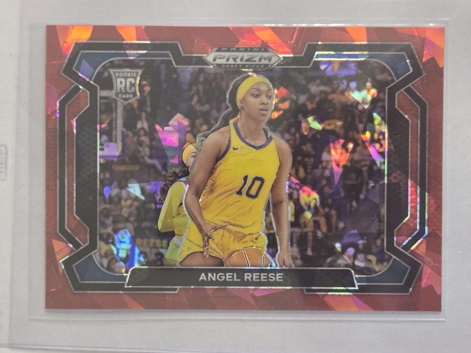 Angel Reese #38 Red Ice Prizm Variations (RC) 2024 Panini Prizm Draft Picks -