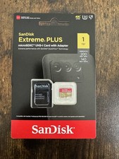 New SanDisk Extreme Plus 1TB microSDXC UHS-I Card w/ Adapter SDSQXBD-1T00-AN6MA