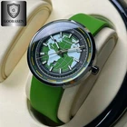 Men's Unisex Watch Quartz Luminous world map Classic Fashion business Gift