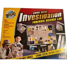 Wild Science: CSI Forensic Science Lab - Crime-Scene Investigation Kit. NEW
