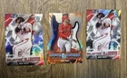 2026 Bowman Chrome Mike Trout Angels 3 Card Lot Inserts
