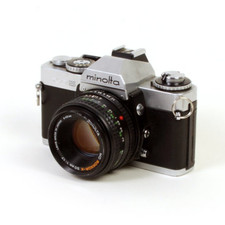 35mm Minolta XD-5 SLR Film Camera Body w/ 50mm F1.7 Lens, FOR PARTS