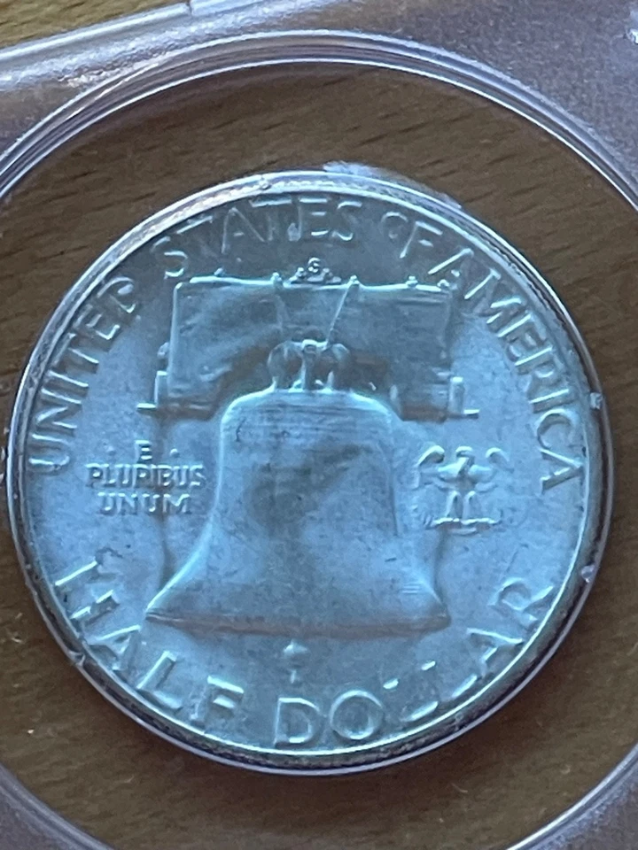 1953-S 50¢ Benjamin Franklin Half Dollar MS65 PCGS RATTLER -Free Shipping - Image 4 of 4