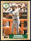 1987 Topps Traded #52T Reggie Jackson