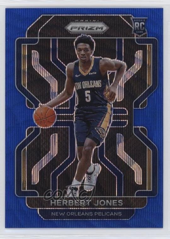 2021-22 Panini Prizm Blue Wave Prizm Herbert Jones #329 Rookie RC 6j0