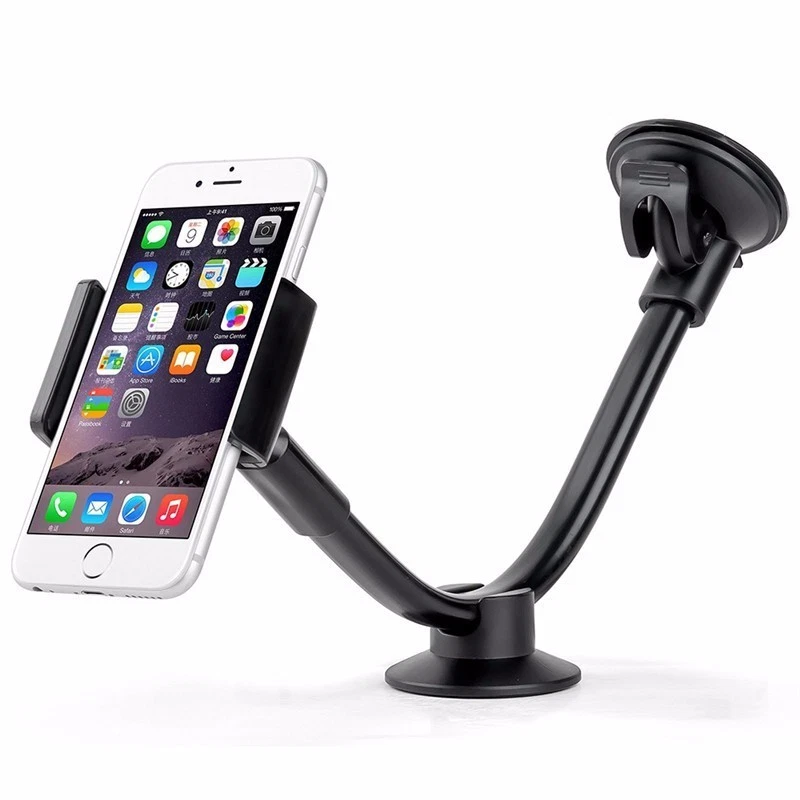 Soporte de montaje de parabrisas de brazo largo multifunción para teléfono de 5" a 7" Foto 2 de 4