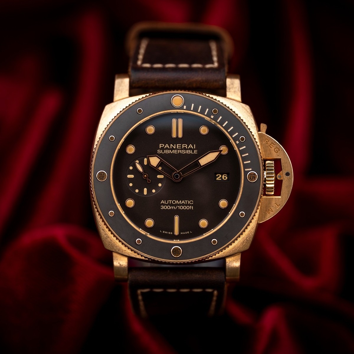 Panerai Luminor Submersible Bronzo PAM00968 47mm Box & Papers