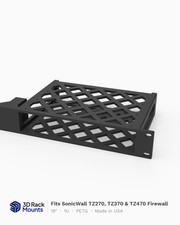 19" SonicWall TZ270, TZ370  TZ470 Firewall Rack Mount - 1U Modular 
