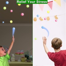 Glowing Sticky Ball,Squishys Ball Stress Relieving Ball for Stress and Anxiety