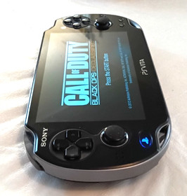Sony PS Vita PCH-1101 System With Sony Charger & Call Of Duty Black Ops Declassi
