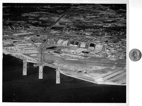 Korean War Post WW2 WWII US Navy Military Press Photo Quonset Point RI Station