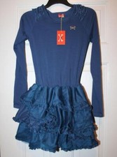 NWT Boutique No Added Sugar Girl's Navy Applause Tutu Dress 9 10 Yrs
