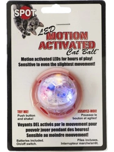 Spot Ethical L.E.D Motion Activated Cat Ball, Multi-Color - Image 3 of 4