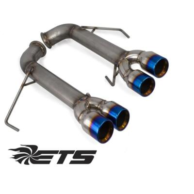ETS Catback Rear Section Standard Mufflers Polished Tips For Subaru STI 2015+