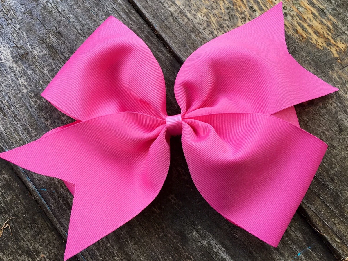 Pink Boutique Hairbow, Pink Hair Bow Clip, Large Pink Hair Bows