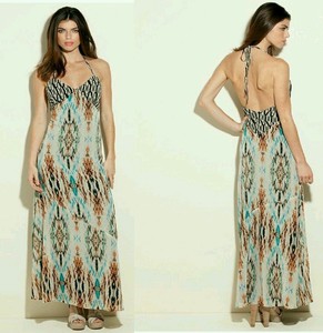 animal maxi dress