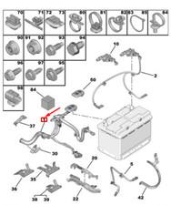 Citroen C5 Aircross Pluskabel Batterie 9835018680 Neu Original