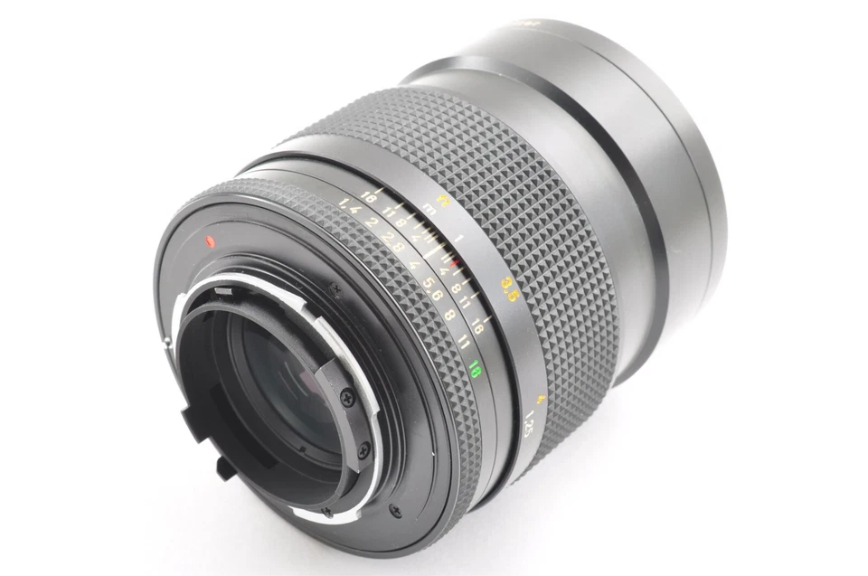 Contax Carl Zeiss Planar 85mm f/1.4 MMJ Lens N Mint w/ Box Case Caps From Japan - Image 3 of 4