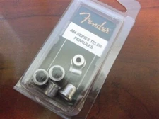 NEW Genuine Fender String Ferrules (6) For AS Tele, CHROME- 099-4917-000