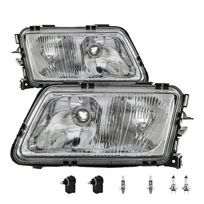 Halogen Scheinwerfer Set für Audi A3 (8L) 09/96-08/00 H7/H1 inkl. Motor