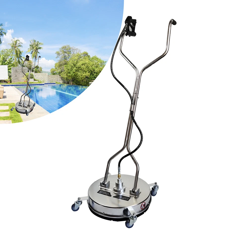 4000PSI Flächen- Bodenreiniger 50.8cm Terrassenreiniger Hochdruckreiniger DHL - Bild 2 von 4