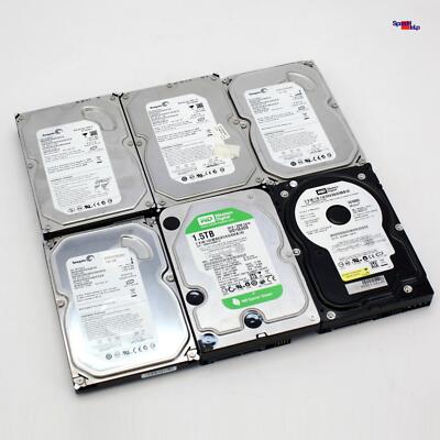 6x PACK SATA HDD VERSCHIEDENE MODELLE DRIVE FESTPLATTE HARD DISK DEFEKT