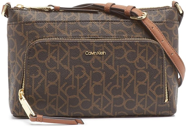 calvin klein hudson signature crossbody