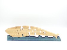 Wooden Whale Jigsaw Puzzle  Hand Cut Puzzle  Kids Puzzle  Handmade Puzzle