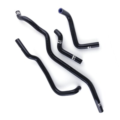 Black For 2002-2005 2006 Kawasaki Prairie 650 700 ATV Silicone Radiator Hose Kit
