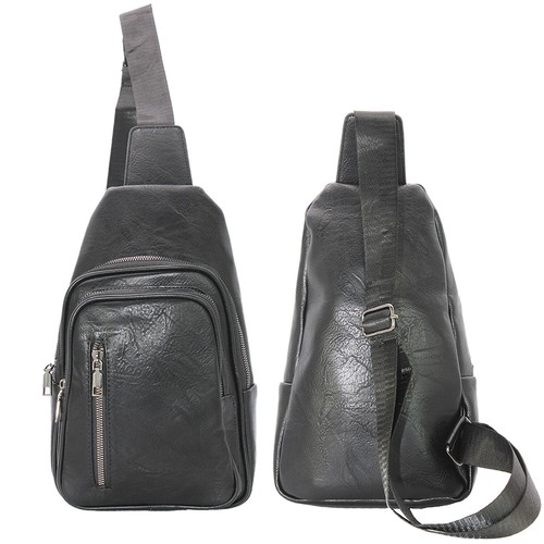 Crossbag Bodybag Sling Bag Schulter Brusttasche Umhängetasche Crossbody Leder - Bild 6 von 8