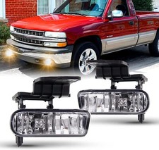 Pair For 2000-2006 Suburban Tahoe 99-02 Chevy Silverado Driving Fog Lights Lamps Pair For 2000-2006 Suburban Tahoe 99-02 Chevy Silverado Driving Fog Lights Lamps