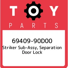 69409-90D00 Toyota Striker sub-assy, separation door lock 6940990D00, New Genuin