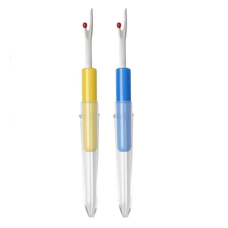 4Piece Seam Ripper Kit, 2 Sizes of Plastic Sewing Needle Thread Take